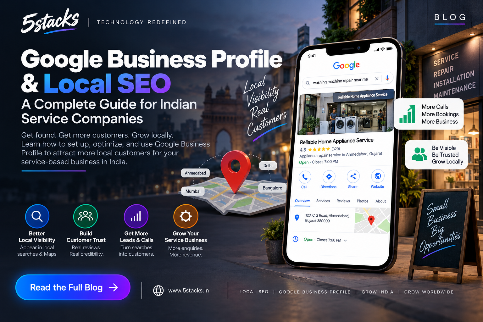 Google Business Profile and Local SEO for Indian Service Companies